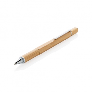 Logo trade promotional products picture of: Bamboo 5-in-1 toolpen